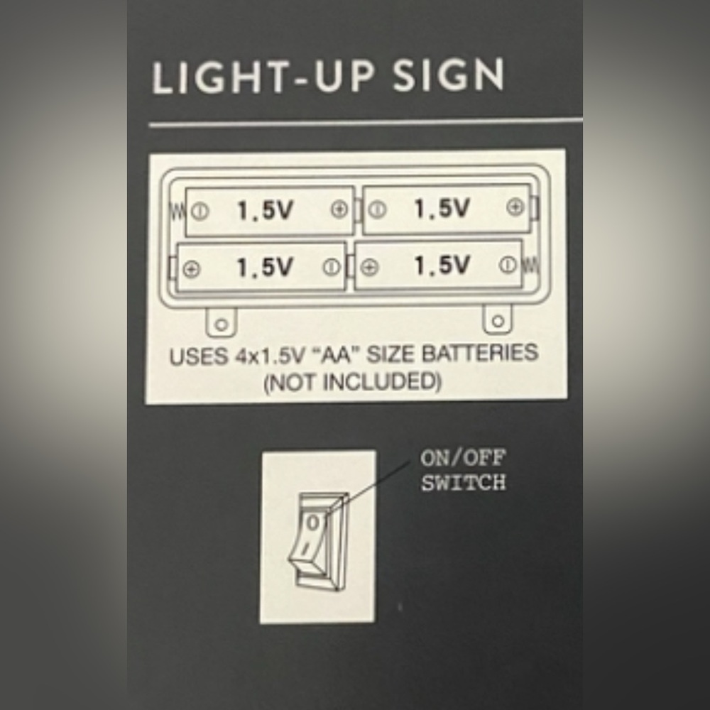 Dashing Light-Up Sign - Picture 6 of 6